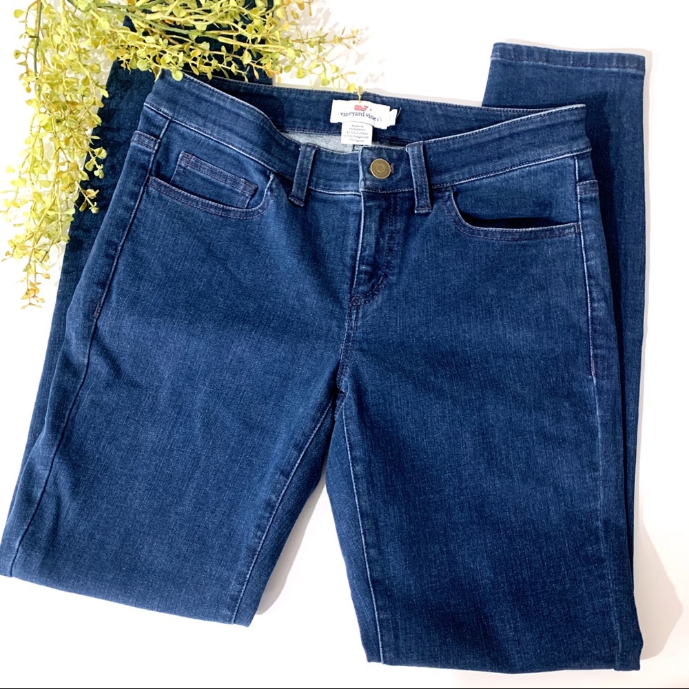 Dark Wash Vineyard Vine Skinny Jeans